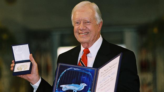 Jimmy Carter wins Nobel Prize - Oct 11, 2002 - HISTORY.com