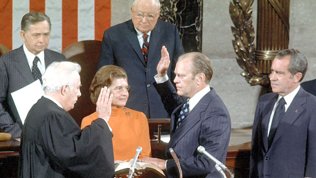 Gerald ford not elected vice president #1